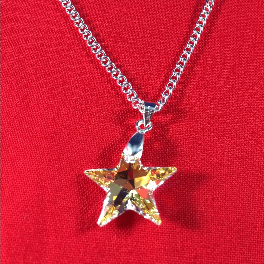 Swarovski Austrian Crystal Star Necklaces